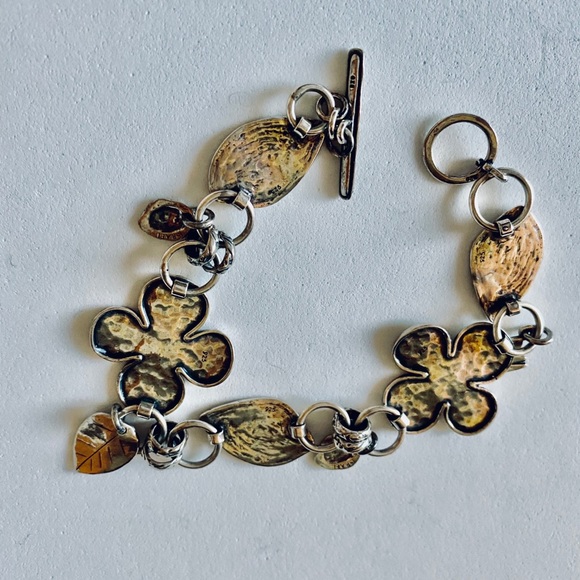 SOLD: Silpada Sterling Clover Bracelet 925 - Picture 9 of 9